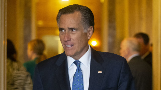 Senator Mitt Romney, a Republican, voted against Trump.