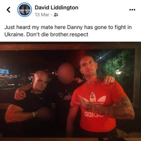 Daniel Newman (left) and Des Liddington feature in a post on social media.