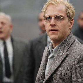 Jonas Dassler in the title role of the film, Bonhoeffer: Pastor. Spy. Assassin., which dramatises the attempt on Hitler’s life. 