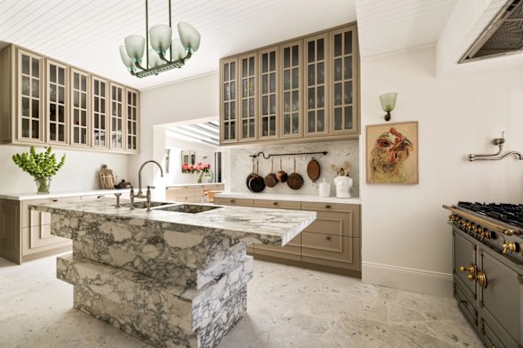 The Darling Point mansion of interior designer Tamsin Johnson is for sale.