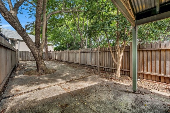 The yard has vehicle access.