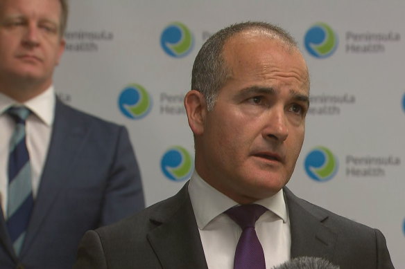 Mental Health Minister James Merlino.