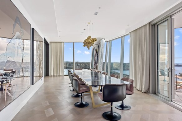 Half of the floor is still available to deep-pocketed buyers.