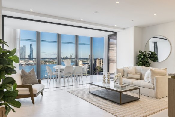 This Milsons Point unit is on the market for $7 million.