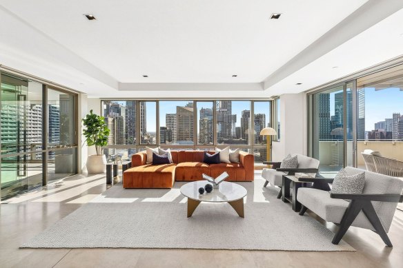 The sub-penthouse in The Residence at Hyde Park is hoped to set an $18 million high for the architect Scott Carver-designed tower.