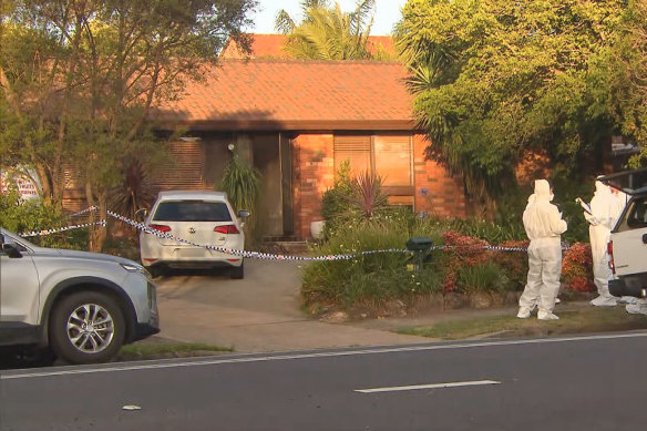 Paramedics were called to the Cranebrook home on Sunday afternoon but could not revive the woman.