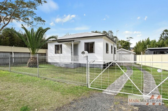 A two-bedroom cottage on a 512-square-metre block in The Entrance sold for $760,000 last year.