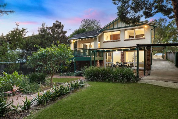 The home is on a 835-square-metre block.