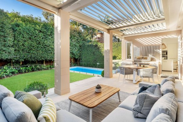 The four-bedroom house with a swimming pool last traded in 2014 for just shy of $3 million.