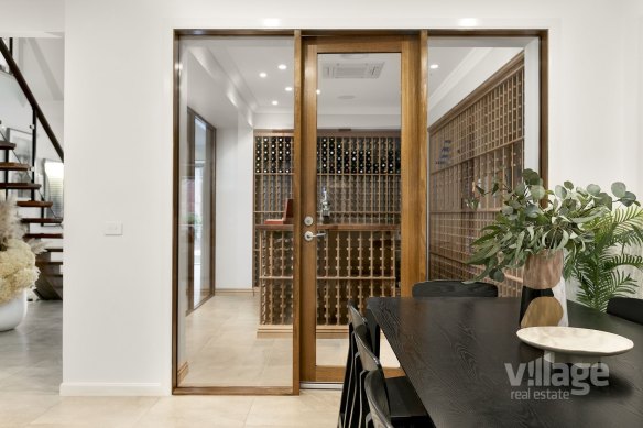 Saad said the home had several attractive features, such as the wine room. 