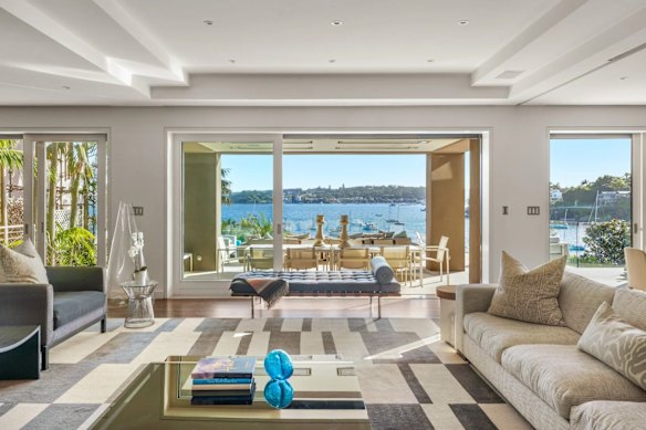 The five-bedroom, six-bathroom house, owned by Barry Smorgon, and his wife, Sandra, was listed in April last year. 