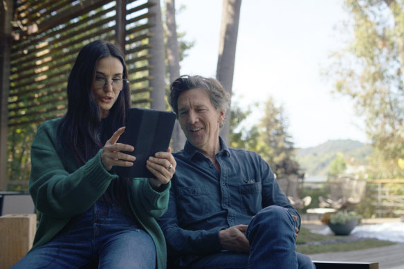 Demi Moore and Andrew McCarthy in the documentary Brats.