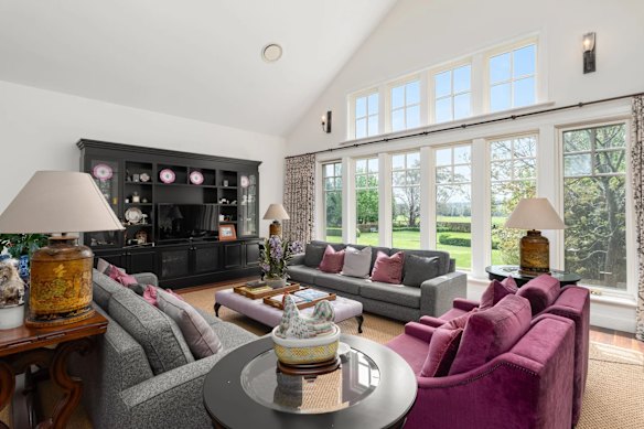 Peter, a retired ad executive, and Christine, who was an avid horse rider, built the home from scratch. The price guide is $12 million.