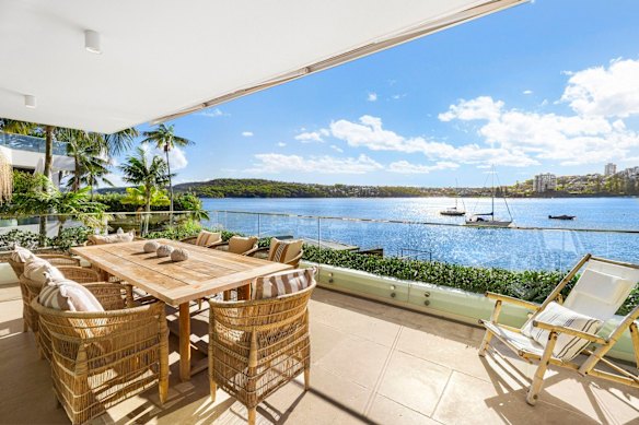 Rankin has redesigned the waterfront since she purchased it.