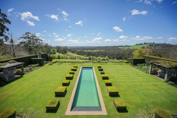 Even the pool has a view.