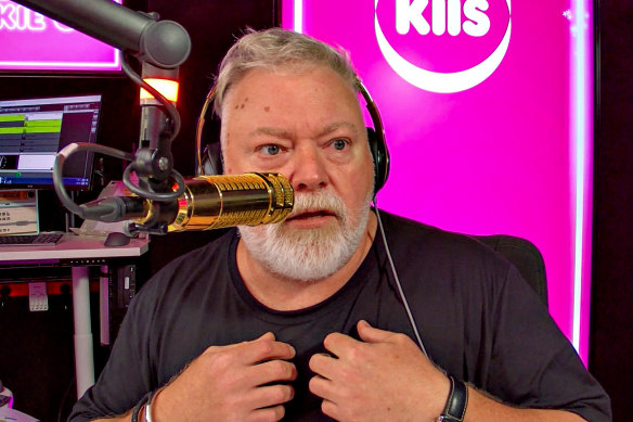 Sandilands threatened to take the radio show off the airwaves in Melbourne if ratings did not improve.
