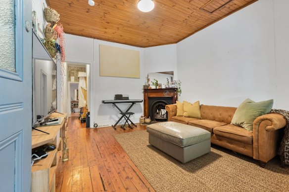 This one-bedroom terrace at 96 Simmons Street, Enmore, is within easy walking distance of King Street and Enmore Road. But it does need work.