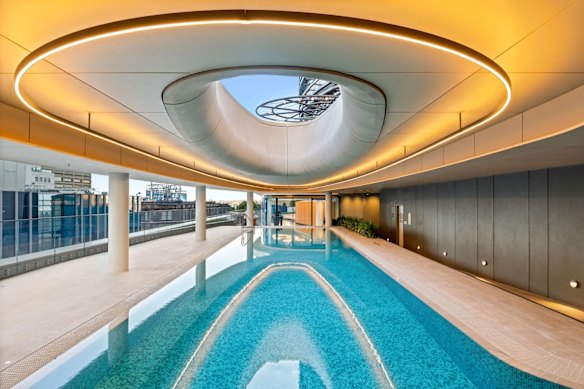 Angela and other residents can enjoy this pool.