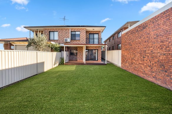 The property has a north-facing backyard.

