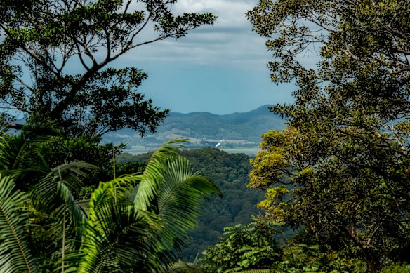 Efron’s property in the Northern Rivers has creeks, waterfalls and bushwalking trails.