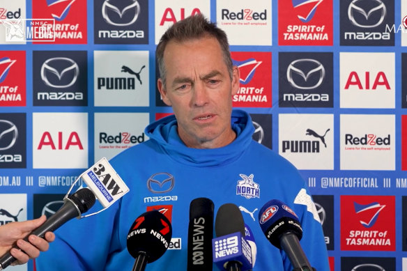 The racism allegations against 
North Melbourne coach Alastair Clarkson were among a rolling series of crises. 