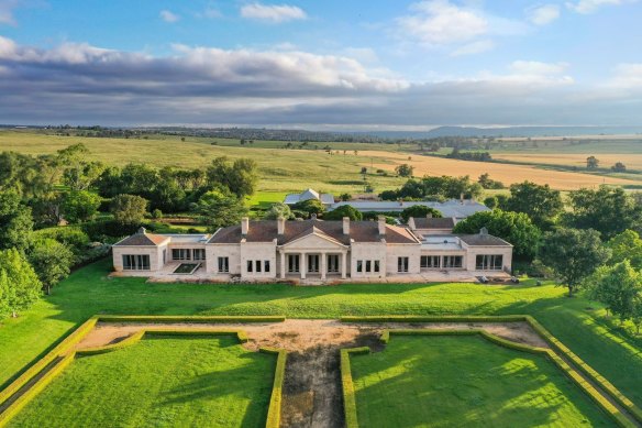 Brindley Park’s neo Palladian-inspired homestead and surrounding heritage buildings have been subdivided and listed for $15 million. 
