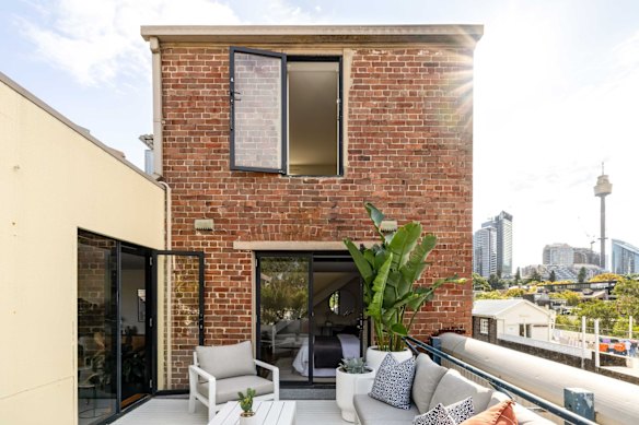 First home buyers paid $1.71 million for this two-bedroom Darlinghurst apartment.