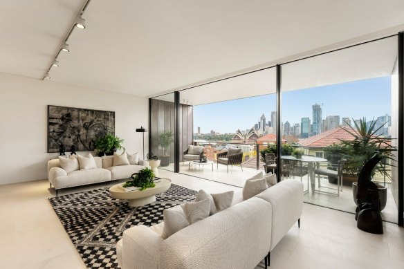 The Kirribilli apartment purchased by David and Jodi Ansell for $8.5 million.