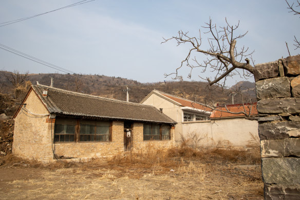 Kuzey Çin'deki kırsal bir köyde mütevazı evler.