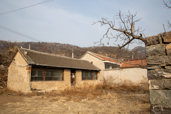 Modest houses in a rural village in northern China.