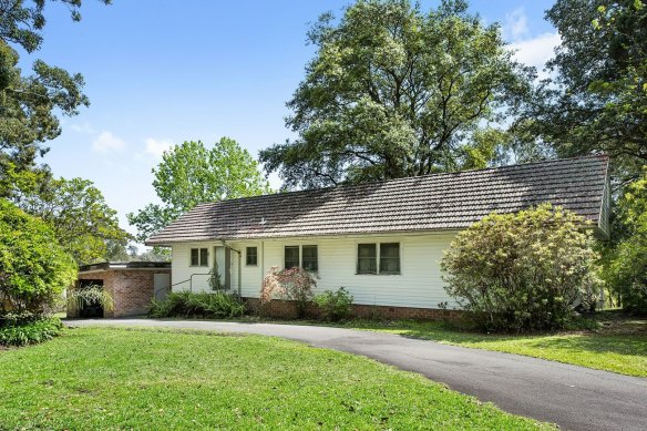 The three-bedroom house on 9782 square metres in North Wahroonga is for sale for $9 million.