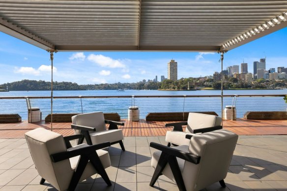 The three-bedroom sprawling The Pier in Walsh Bay last traded in 2003 for $4.8 million.