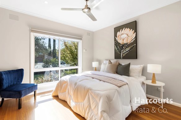 The bright home was bought by a first home buyer couple at Saturday’s auction. 
