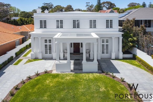 Agent Peter Robertson said the Nedlands home is a residence of ‘exceptional stature’. 