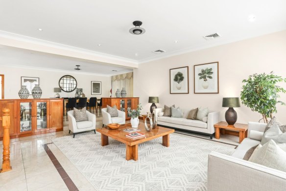 The five-bedroom house in Bellevue Hill sold for $15.2 million.