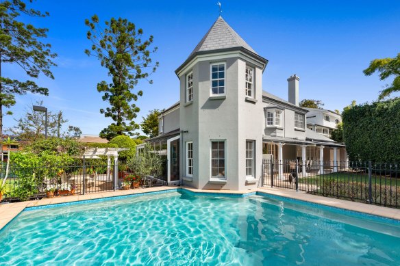 The amazing pool at 3 Nindethana Street, Indooroopilly.