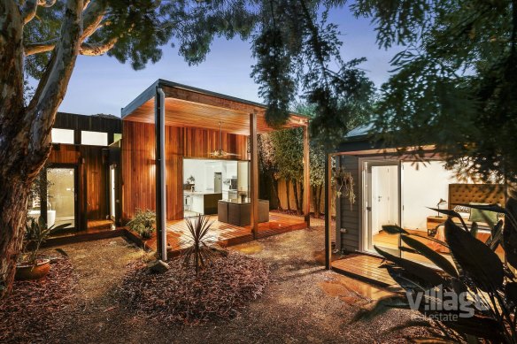 The Yarraville home had a garden-view en suite and a flexible studio space.