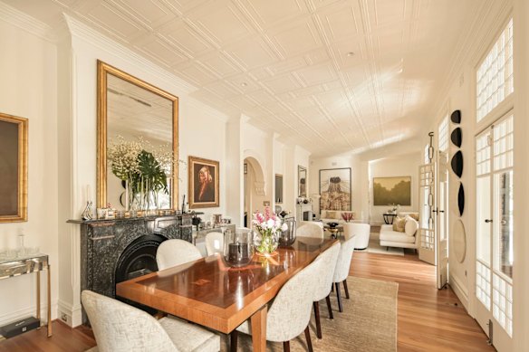 The five-bedroom, five-bathroom Federation-style mansion has a price guide of $43 million to $47 million. 