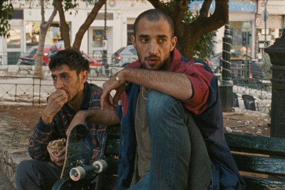 A still from the film To a Land Unknown.