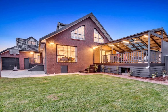 A six-bedroom house in Craigieburn, which recently sold for close to Melbourne’s median house price.