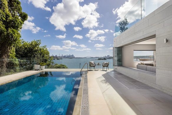 The couple first listed the five-bedroom, four-bathroom home in March last year with a price guide of $50 million. 