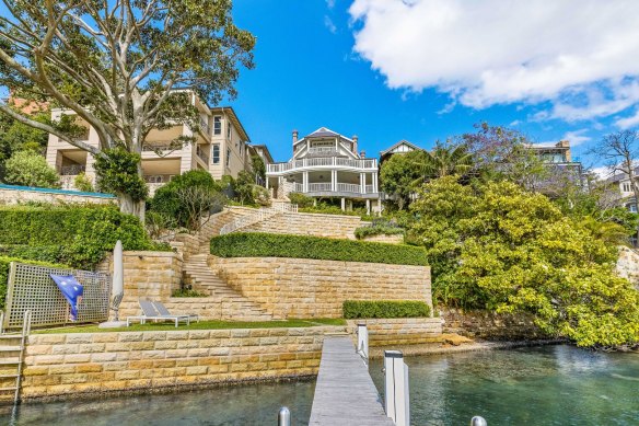 The 1908-built residence was redesigned by architect Paul Moon into a luxury three-level house.