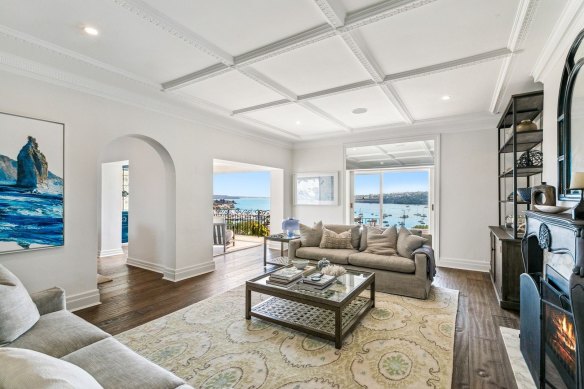 The Bellevue Hill apartment in the Spanish Mission Miramar block sold for about $8 million to Les and Sam Owen.