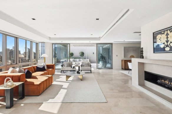 Thee three-bedroom apartment in The Residence tower was purchased by Liu Xiaoqing in 2015 for $8.8 million.