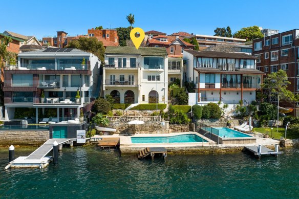 The Kurraba Point house last traded in 2013 for $4.8 million.