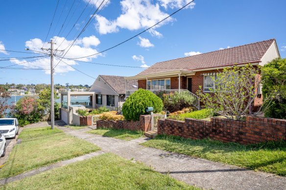 The Chiswick home offers water views.