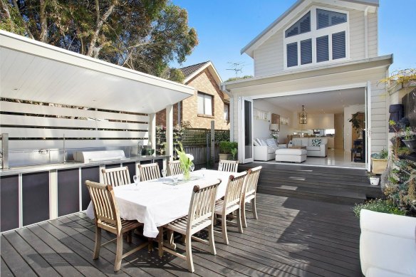 A four-bedroom semi on 265 square metres on the flats at Manly sold by The Agency’s Jake Rowe for $4.81 million.