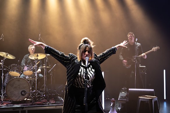Sheridan Harbridge as Chrissy Amphlett in a potent performance.