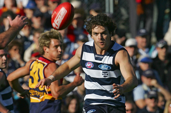 Matthew Scarlett in action for the Cats.