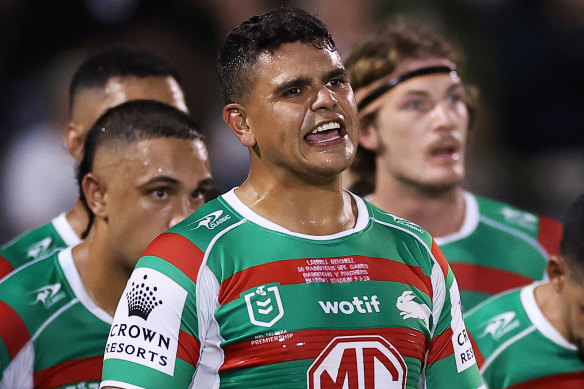 Latrell Mitchell was allegedly targeted by racial abuse on Thursday night.